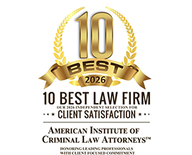 10 Best 2026 | 10 Best Law Firm | American Institute Of Criminal Law Attorneys™